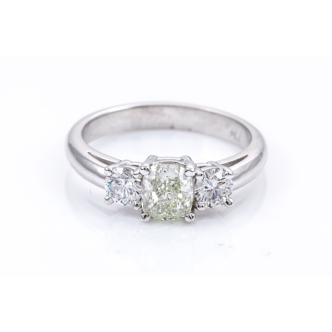 Fancy Light Yellowish Green Diamond GIA