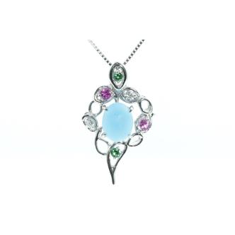 Mixed Gemstone Pendant
