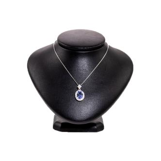 1.90ct Tanzanite and Diamond Pendant