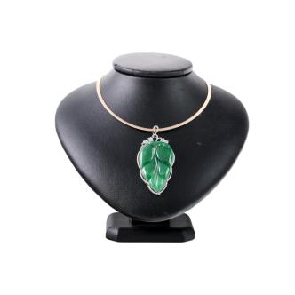 Jade and Diamond Pendant