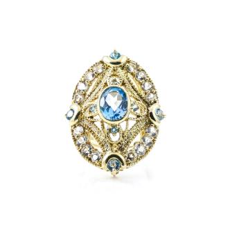 Blue Topaz Ring