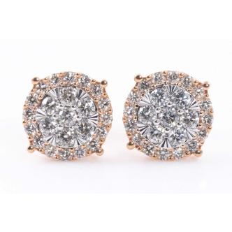 0.97ct Diamond Earrings