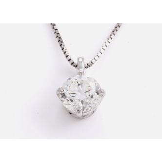 1.00ct Diamond Pendant GIA I VS2