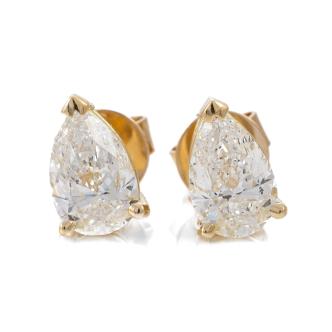 2.01ct Diamond Studs GIA F SI2