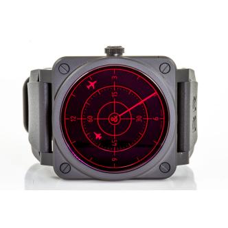 Bell & Ross Red Radar Watch