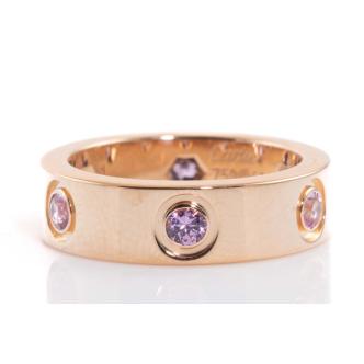 Cartier Love Pink Sapphire Ring