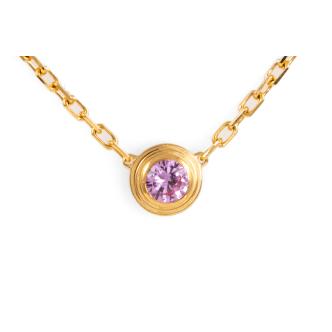 Cartier Damour Pink Sapphire Necklace