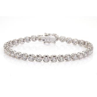 6.30ct Diamond Tennis Bracelet