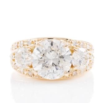 3.00ct Centre Diamond Ring GSL J P1