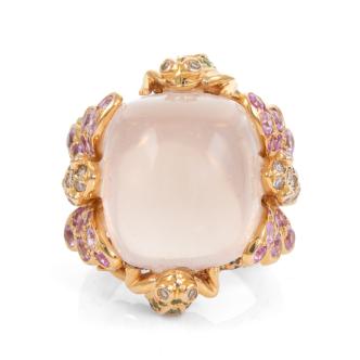 Quartz, Multi-colour Gemstones & Diamond