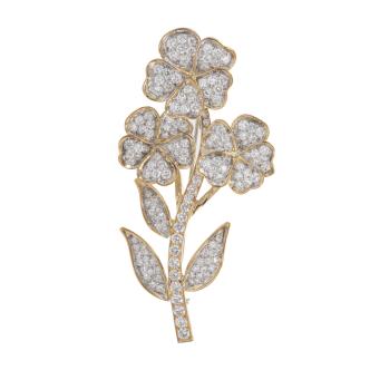 Diamond Brooch/Pendant