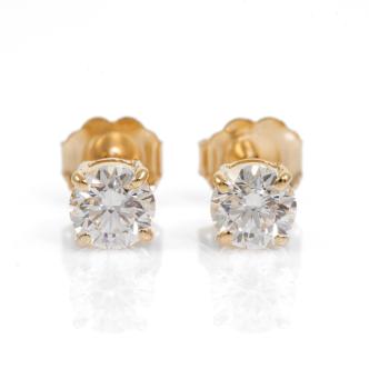 0.82ct Diamond Studs GIA D VVS2