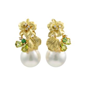 13.1mm South Sea Pearl Earrings