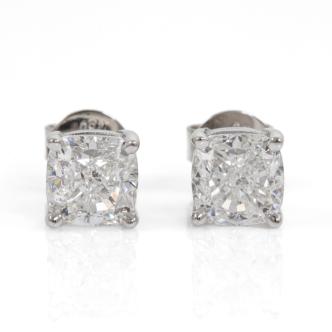 3.41ct Diamond Studs GIA E-F SI2