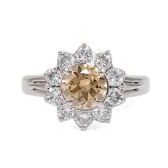 1.16ct Champagne Diamond Ring