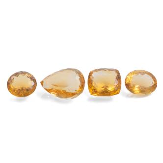 41.17ct Mixed Shape Parcel Citrine