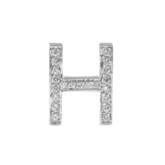 Diamond H Design Pendant