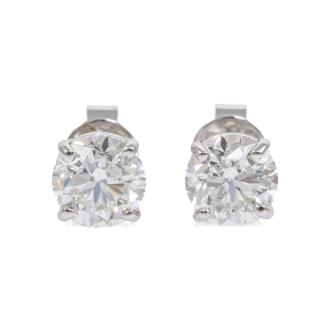 2.00ct Diamond Studs GIA I VS1