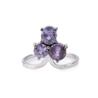 Spinel and Sapphire Ring