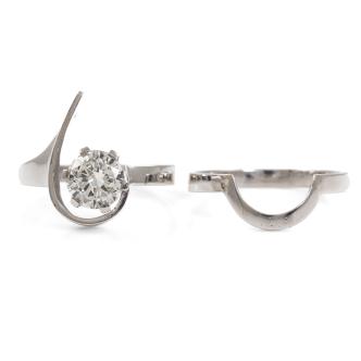 1.27ct Diamond Engagement Ring Set