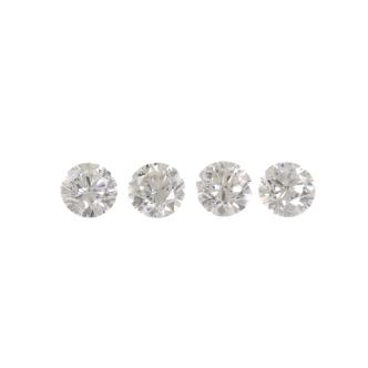 1.17ct Parcel of Loose 4 Diamonds