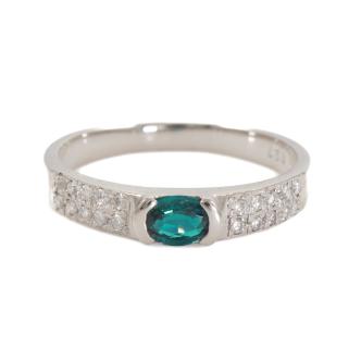 0.27ct Alexandrite and Diamond Ring