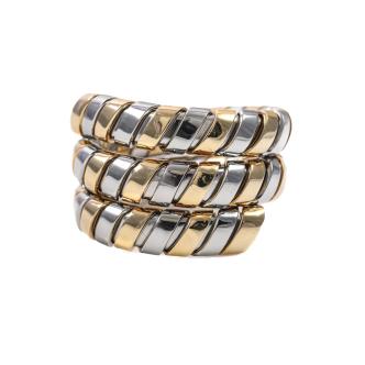 Bvlgari Tubogas Spiral ring 2 Tone