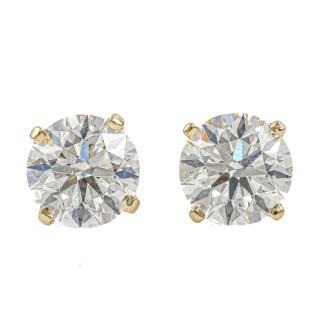 1.14ct Diamond Studs GIA H VS2, I VS1