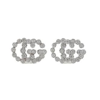 Gucci GG Running Studs with Diamonds