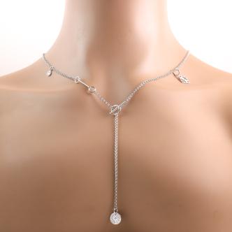 Hermès Collier Gunbird Diamond Necklace