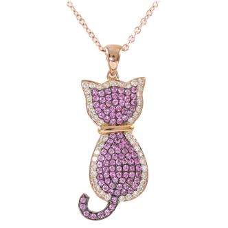 1.00ct Sapphire and Diamond Pendant