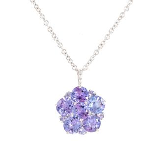 3.00ct Tanzanite and Diamond Pendant