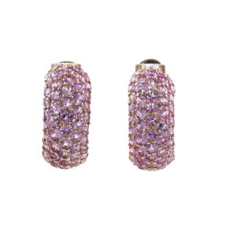 5.20ct Pink Sapphire Earrings