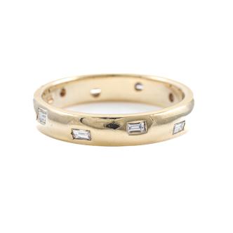 Cerrone Diamond Wedding Band Ring 18K
