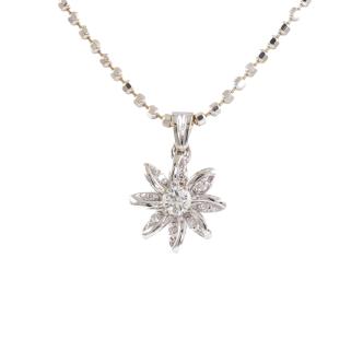 Diamond Pendant Centre Round 0.34ct H VVS