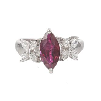 1.48ct Ruby and Diamond Ring