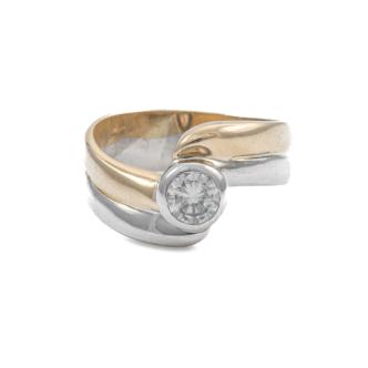 0.50ct Bezel Set Diamond Dress Ring