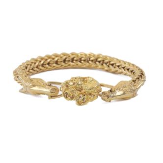22ct Gold Donkey Head Design Bracelet 91.1g