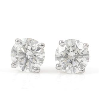 1.13ct Diamond Studs GIA F IF