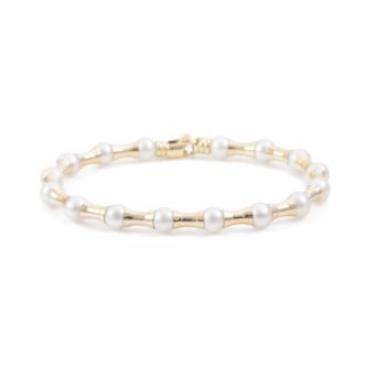 Akoya Pearl Gold Bracelet